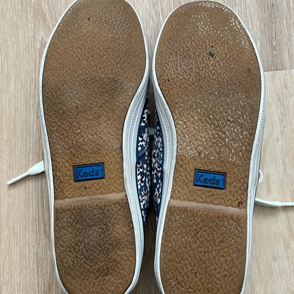 Keds x Taylor Swift Blue Flowers Womens Canvas Sneakers - Picture 6 of 9
